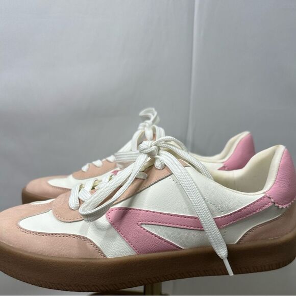 Dolce Vida Solina Pink and White Sneakers Size 9.5 - Picture 5 of 6